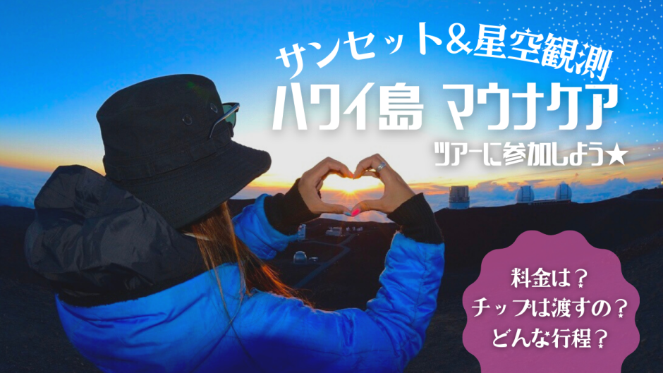 ハワイ島 マウナケア ツアー 料金